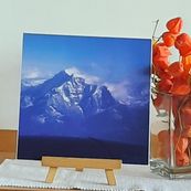 Forexplatte 25 x 25 | Mount Everest aus dem Flugzeug